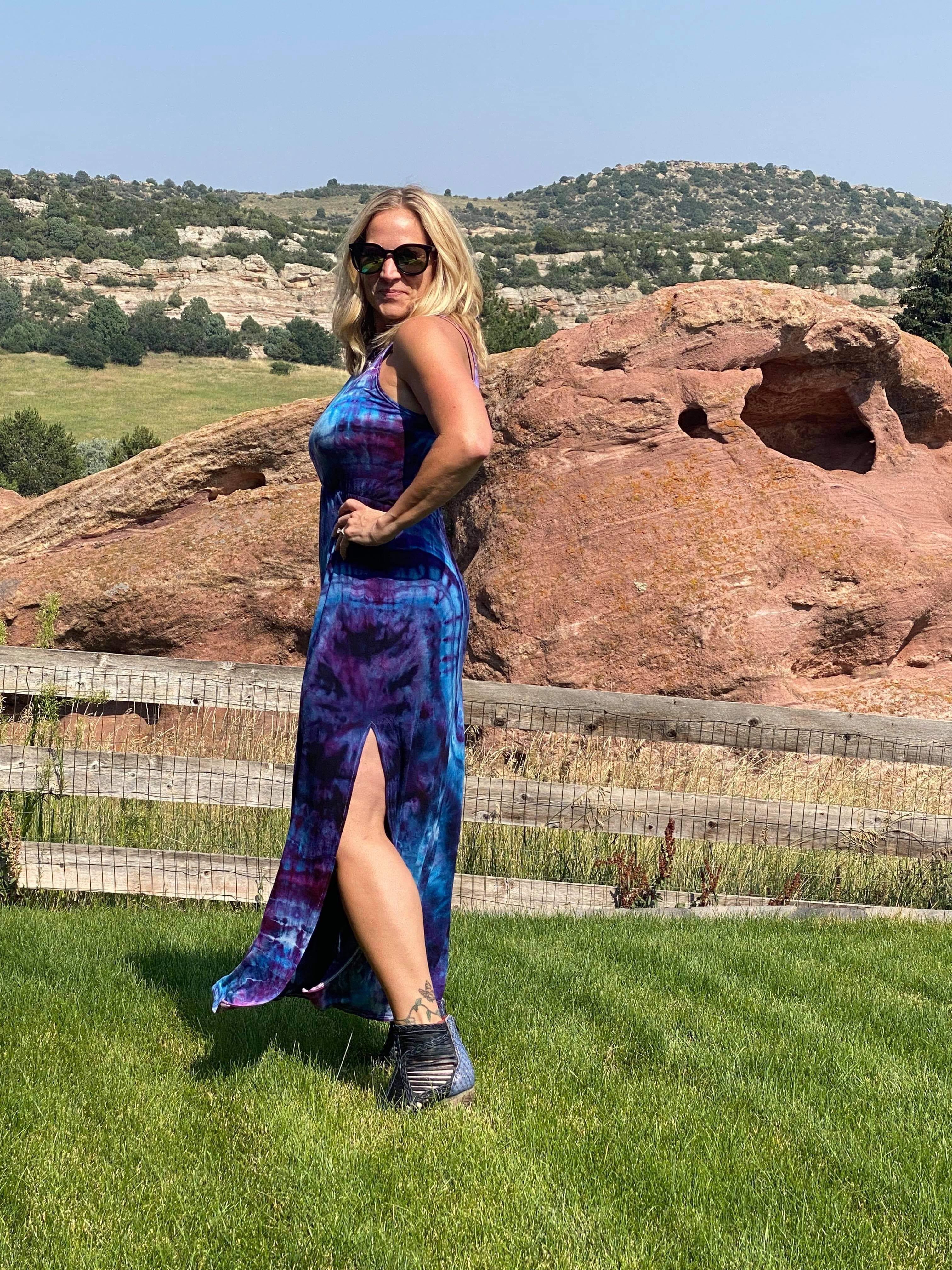 Rayon Maxi Dress Small